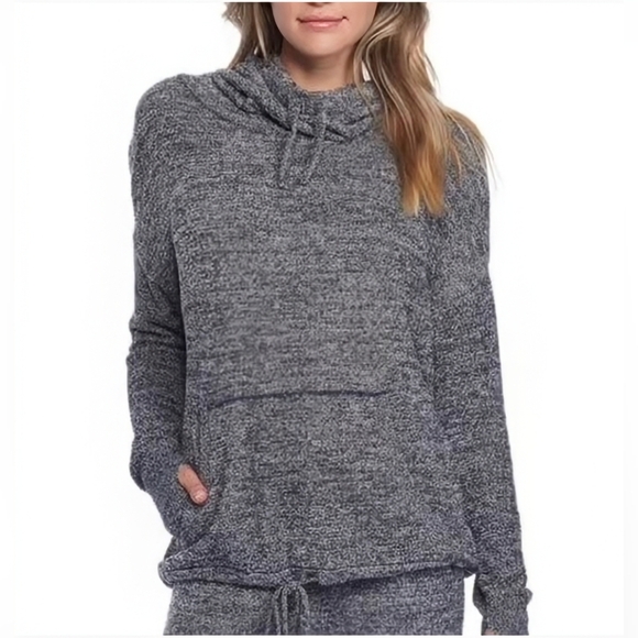 Barefoot Dreams Sweaters - Barefoot Dreams Cozy Gray Hoodie Sweater